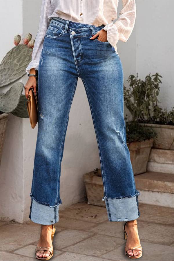 New casual women's denim jeans