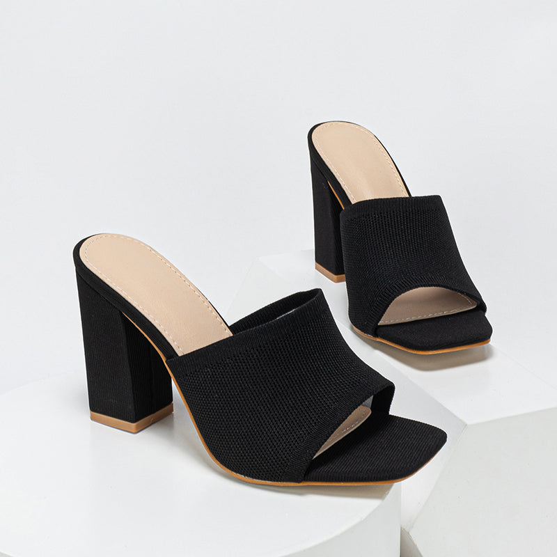 MOUSSE FIT Block Heeled Sandals