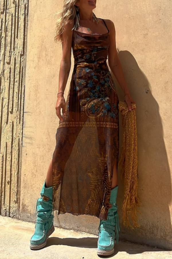 Sunset Sienna Maxi dress