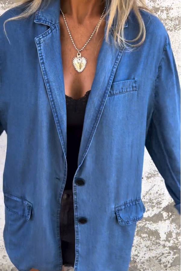 Denim Suit Casual Jacket