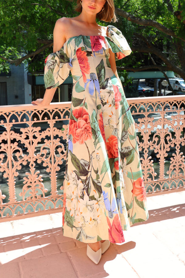 By Nicola Paradiso Maxi Dress in Primavera Print