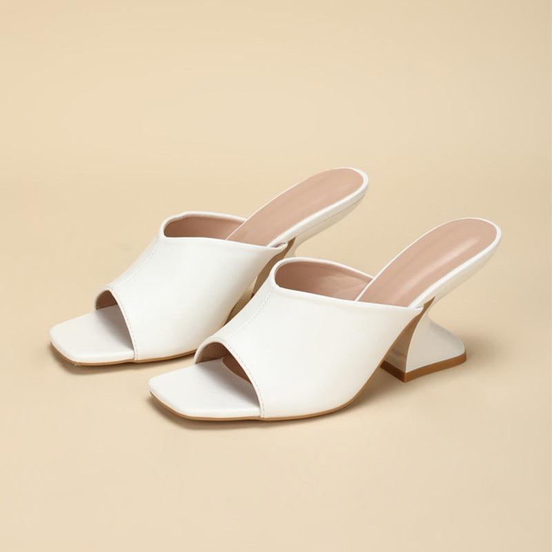 Block Vintage Work & Daily Heeled Sandals