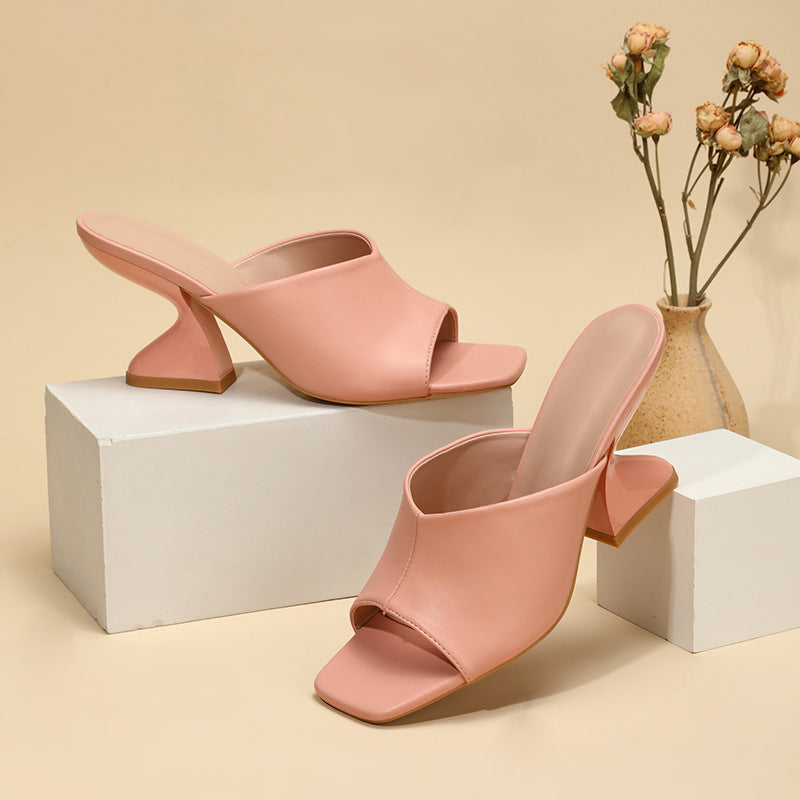 Block Vintage Work & Daily Heeled Sandals