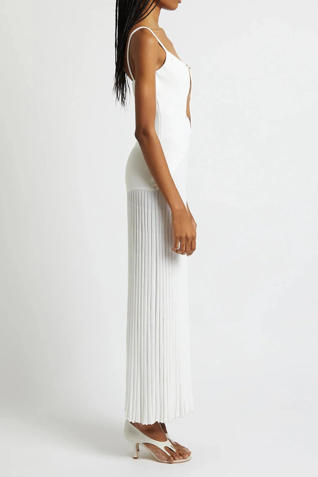 Modern Charm and Creativity Sexy Hollow Out Sling Maxi Dress