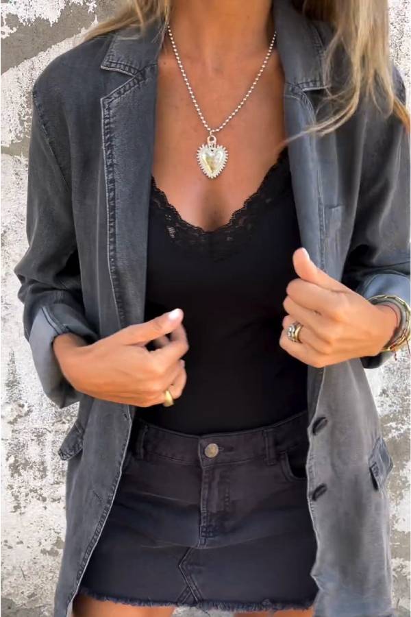 Denim Suit Casual Jacket