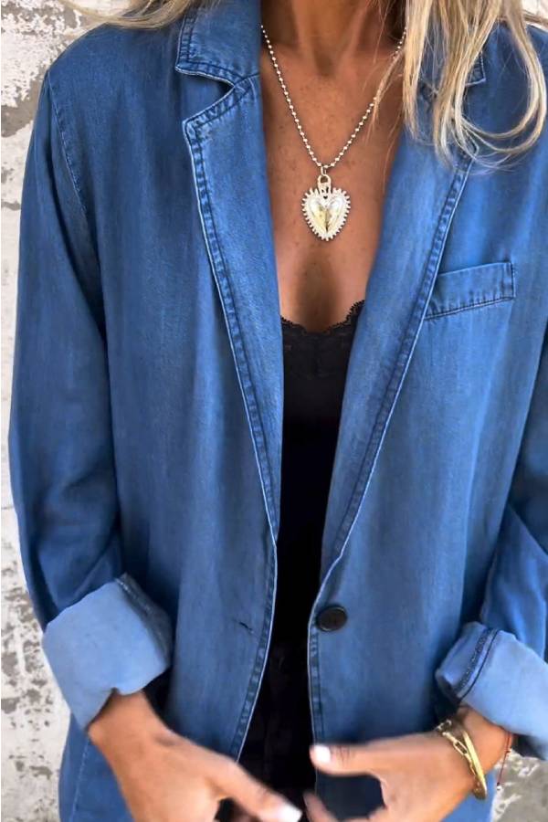 Denim Suit Casual Jacket