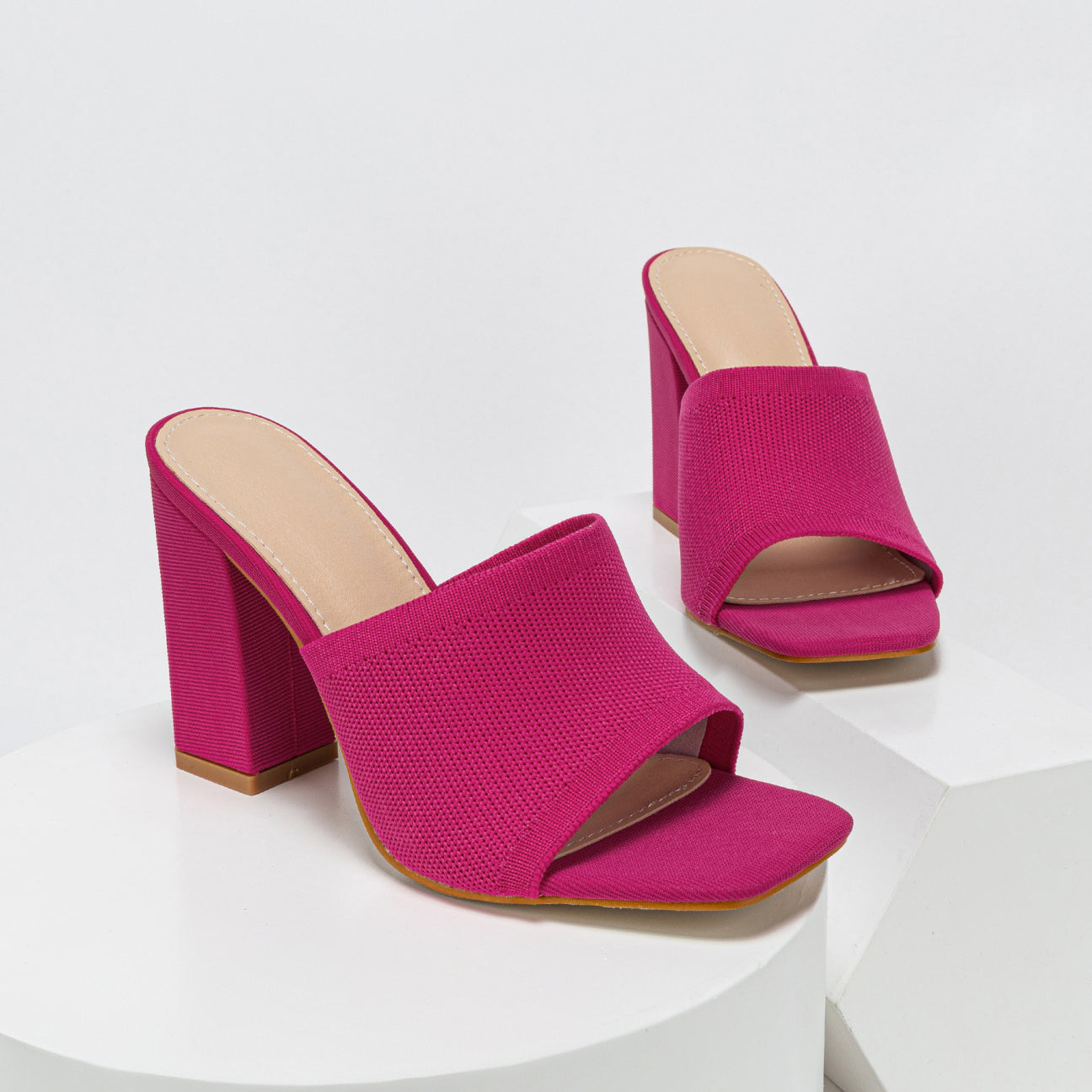 MOUSSE FIT Block Heeled Sandals