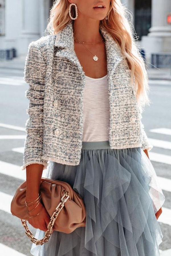 Leighton Tweed Crop Jacket