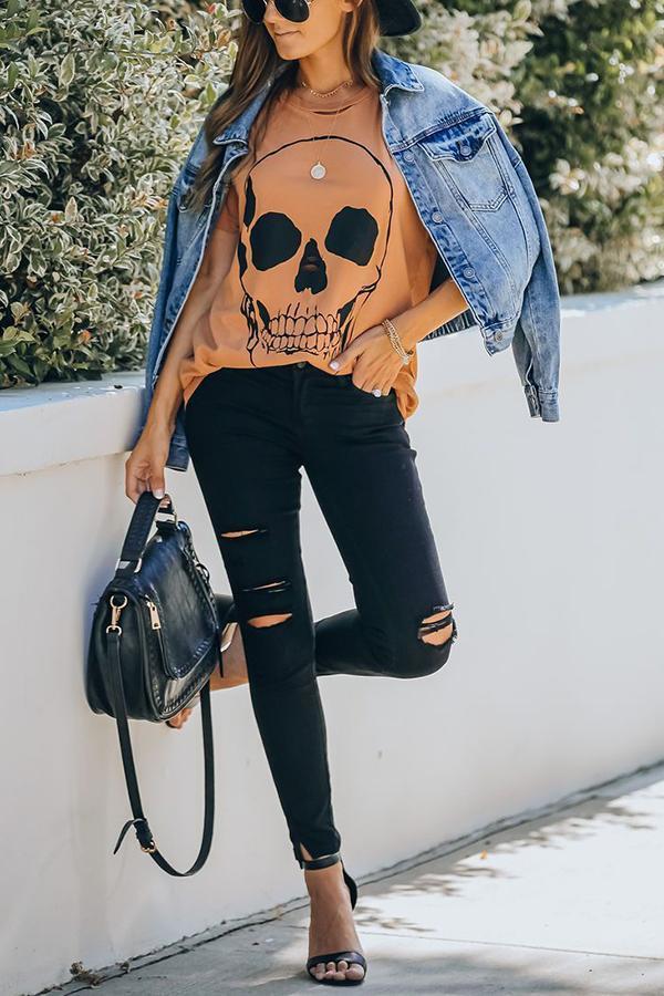 Skeleton In The Closet Distressed Tee