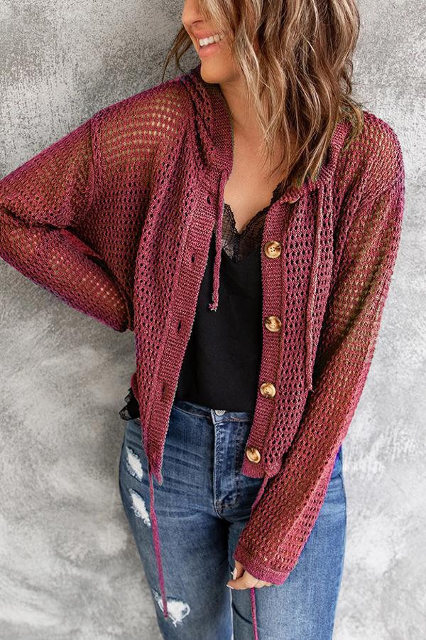 Hollow Out Cardigan