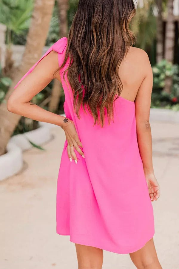 Sweet Symphony One Shoulder Mini Dress