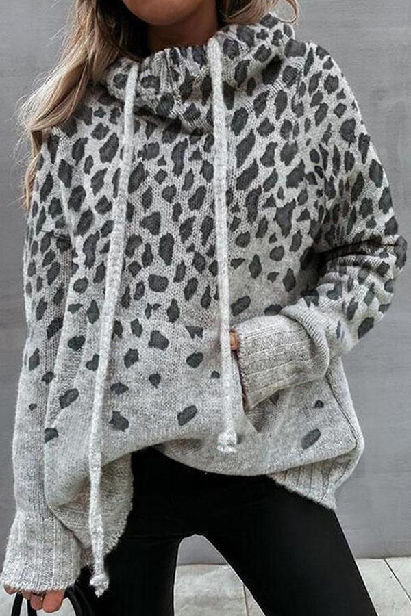 Leopard Print Sweater