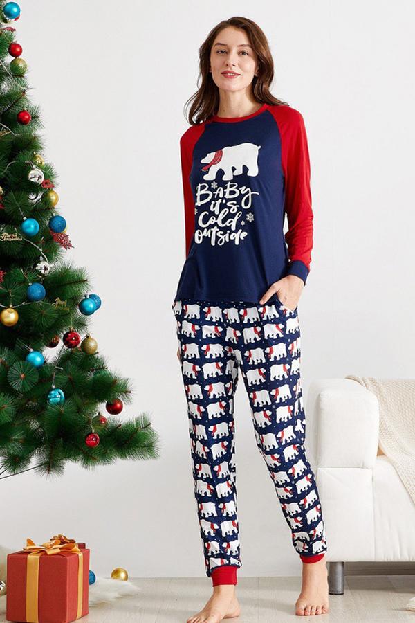 Christmas Family Pajamas Matching Sets,  Xmas Deer Sleepwear for Family Mens Womens