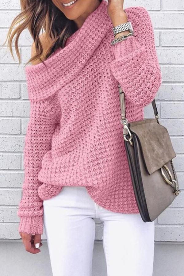 Solid Color Turtleneck Sweater (3 Colors)