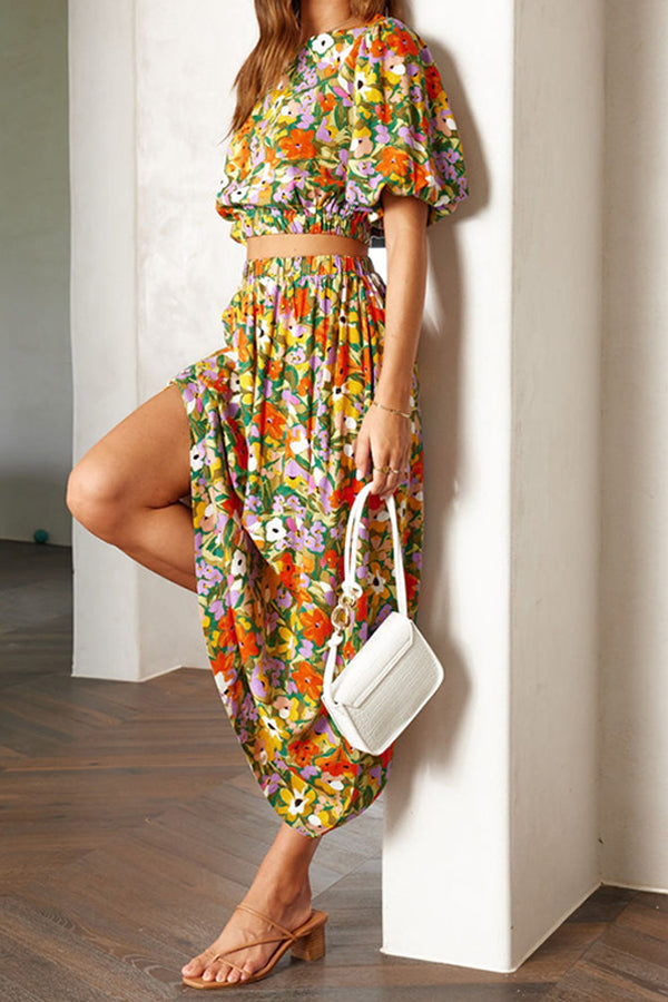 Small Floral Print Dress