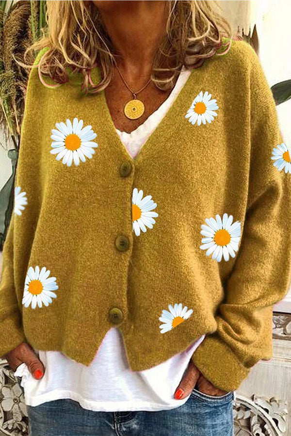 Chrysanthemum Sweater Women's Cardigan