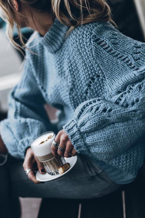 Pure Color Simple Loose Sweater